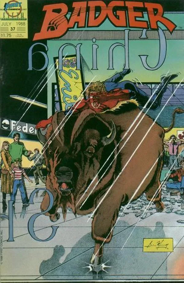 Cover of The Badger #37