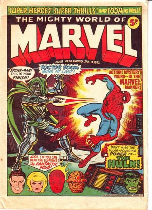 Cover of The Mighty World of Marvel #15