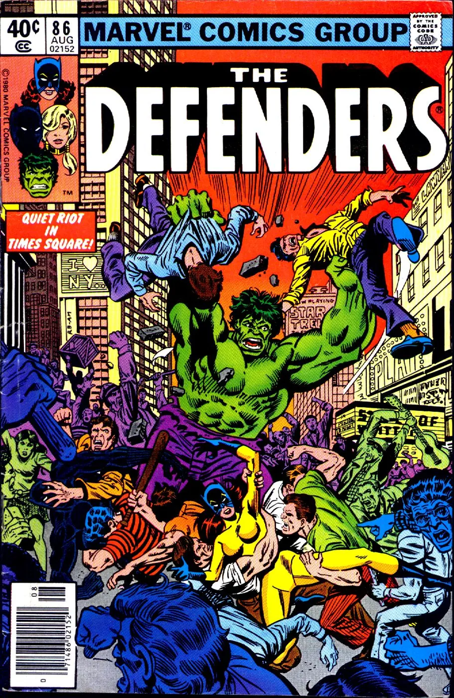 Cover of The Defenders #86