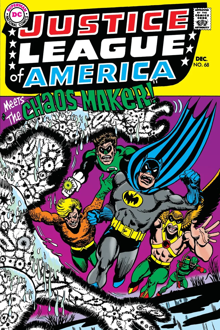 Cover of Justice League of America #68