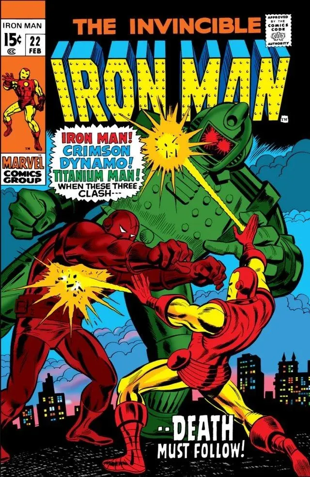 Cover of Iron Man #22