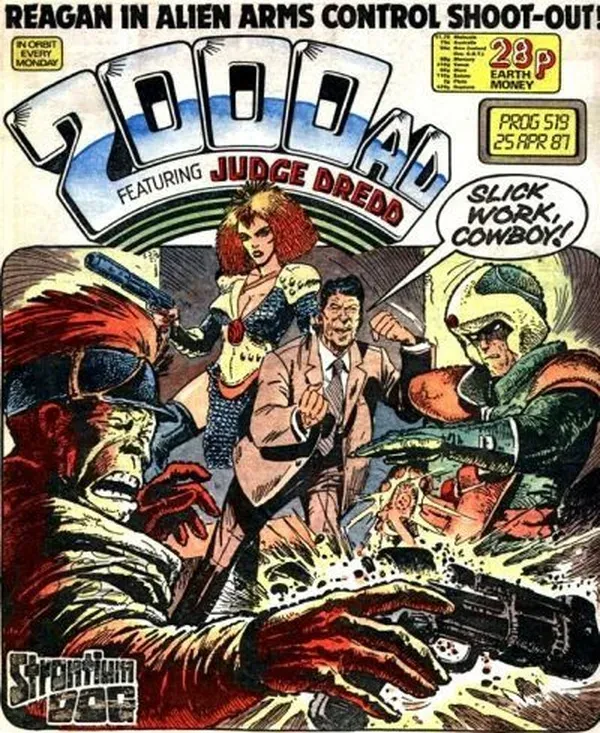 Cover of 2000 AD #519